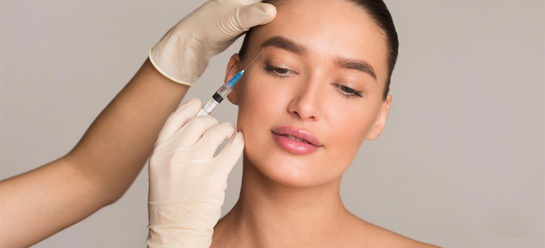 woman receiving facial injectables for a youthful appearance